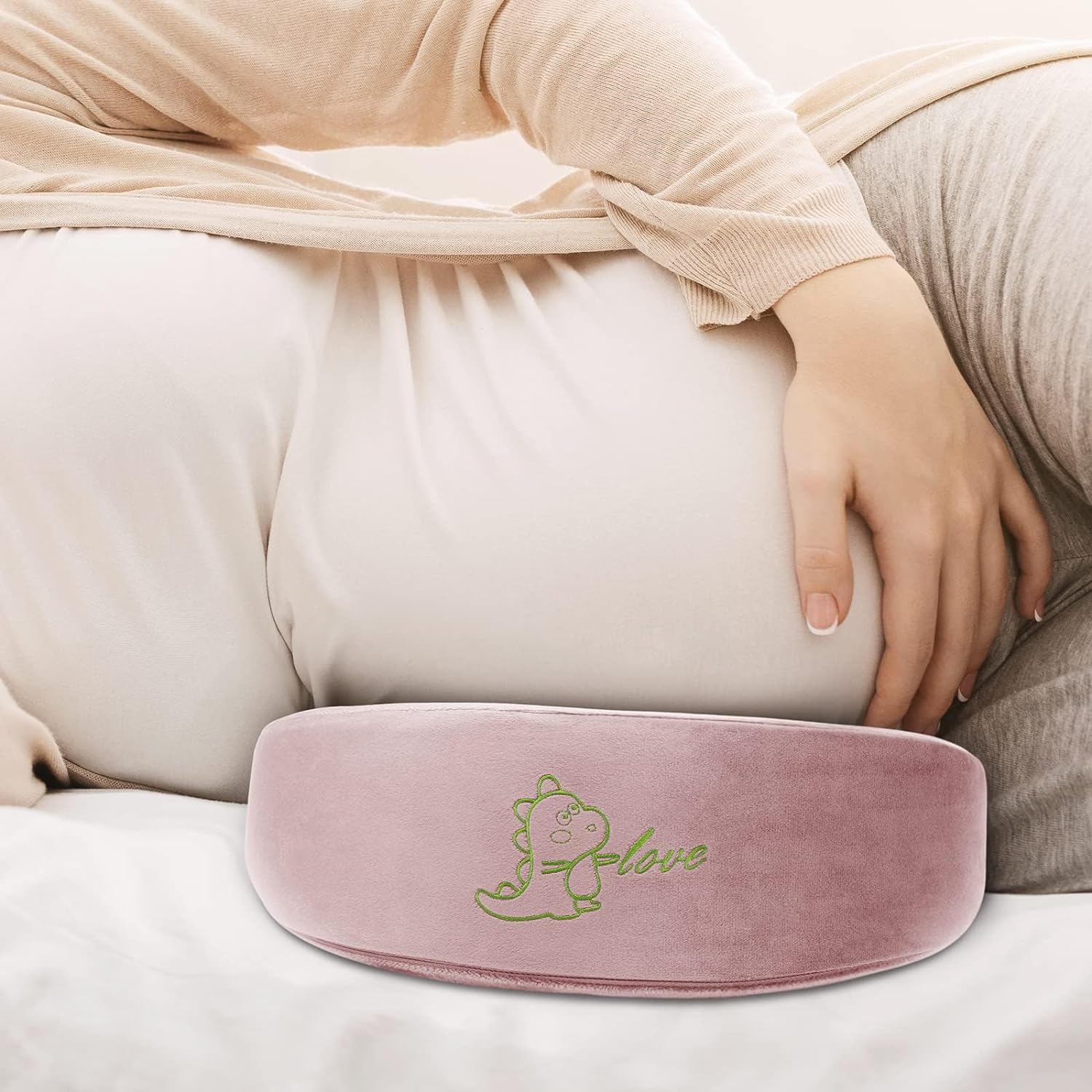 Almohada de cuña de embarazo para dormir, almohada de cuña de maternid –  Genius Baby